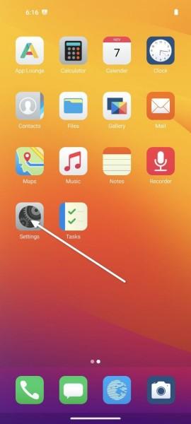 Go to Settings alt text